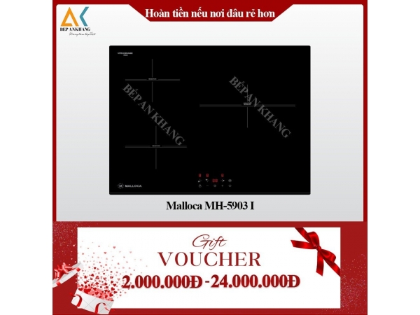 Bếp từ 3 vùng nấu Malloca MH-5903 - Spain